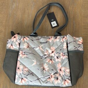 Vooray Floral Women's Bag - Gray and Pink